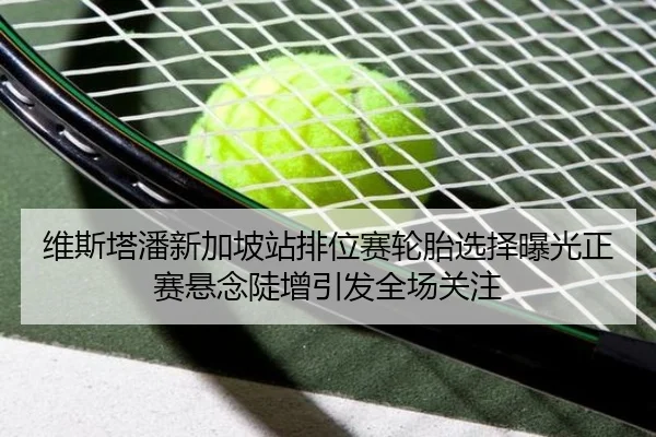维斯塔潘新加坡站排位赛轮胎选择曝光正赛悬念陡增引发全场关注